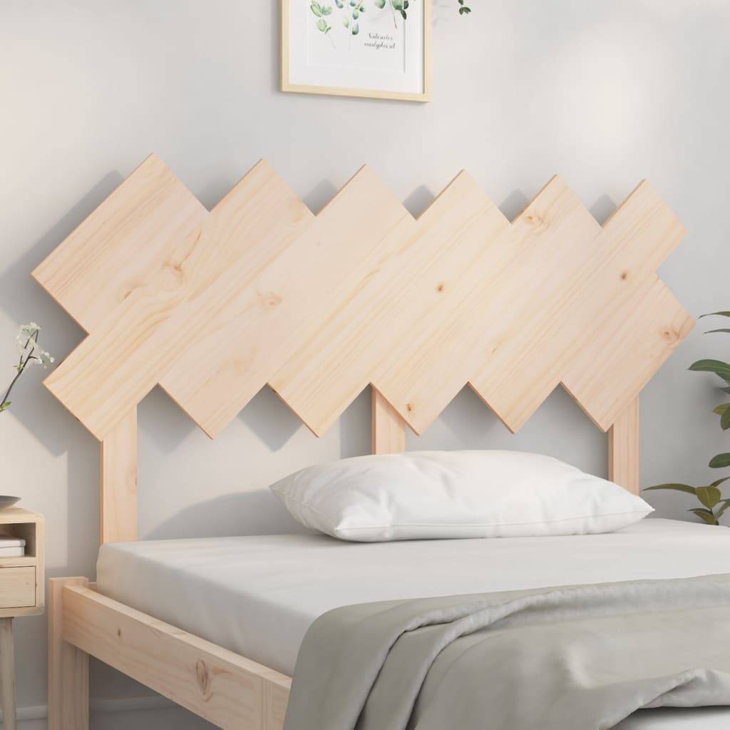 vidaXL Bett-Kopfteil 132x3x81 cm Massivholz Kiefer