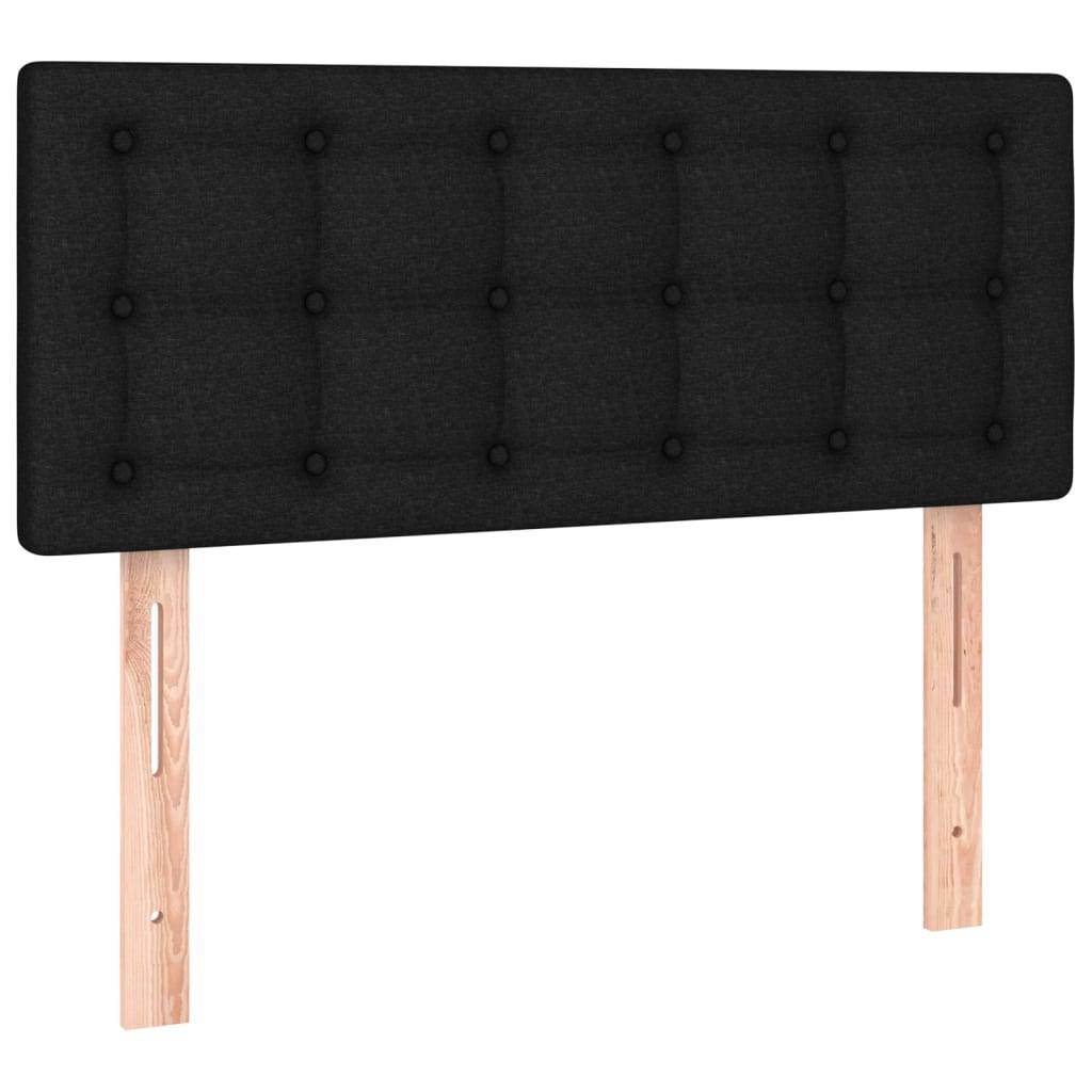 vidaXL Kopfteil Schwarz 90x5x78/88 cm Stoff
