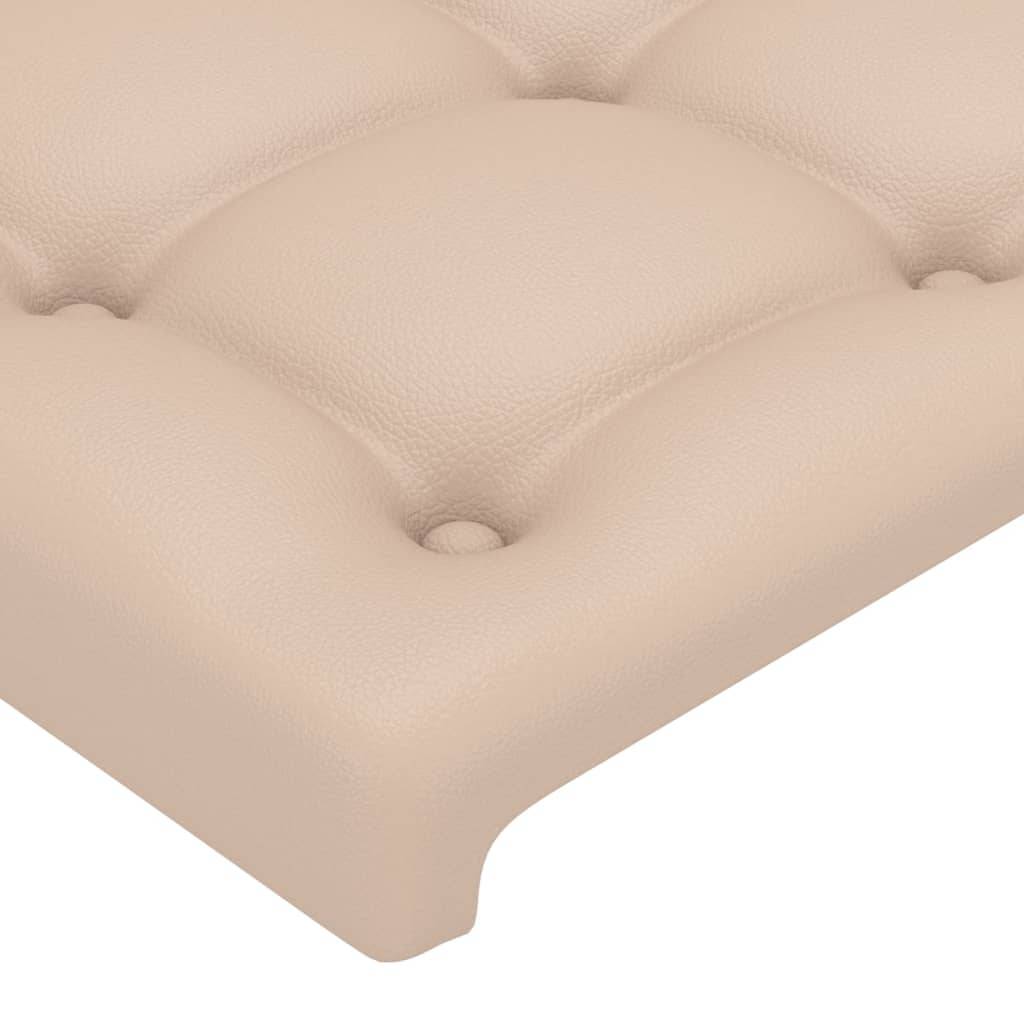 vidaXL Kopfteile 2 Stk. Cappuccino-Braun 72x5x78/88 cm Kunstleder