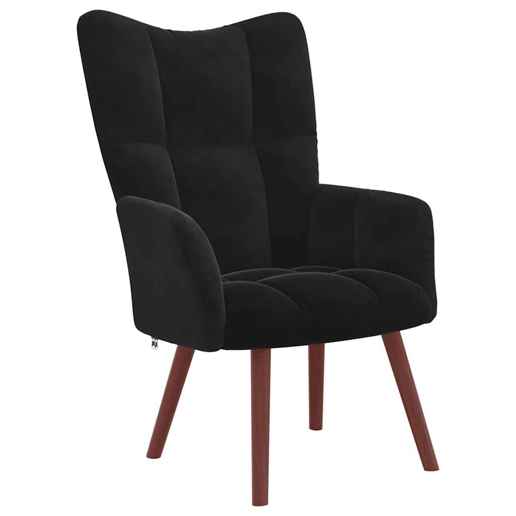 vidaXL Relaxsessel Schwarz Samt