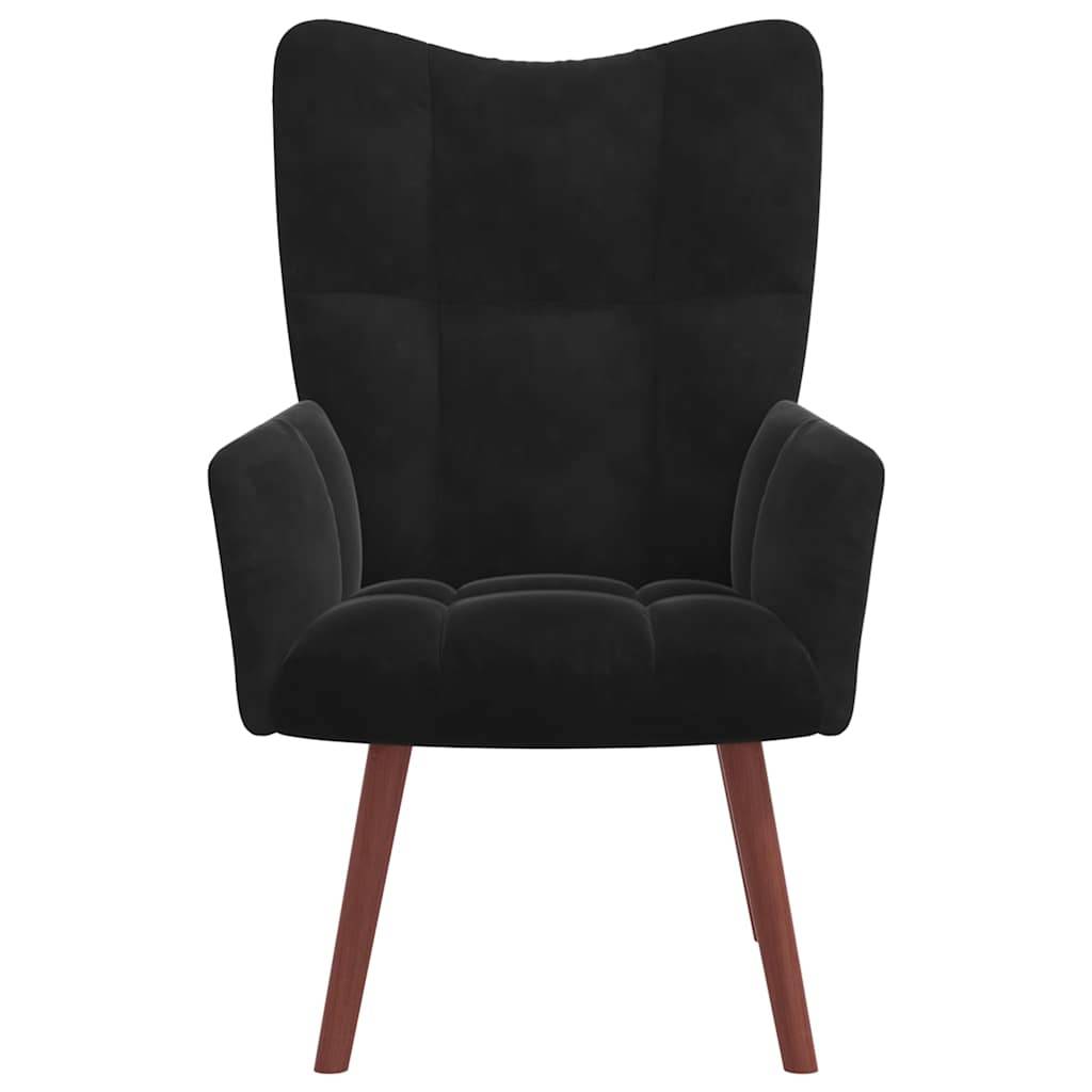 vidaXL Relaxsessel Schwarz Samt