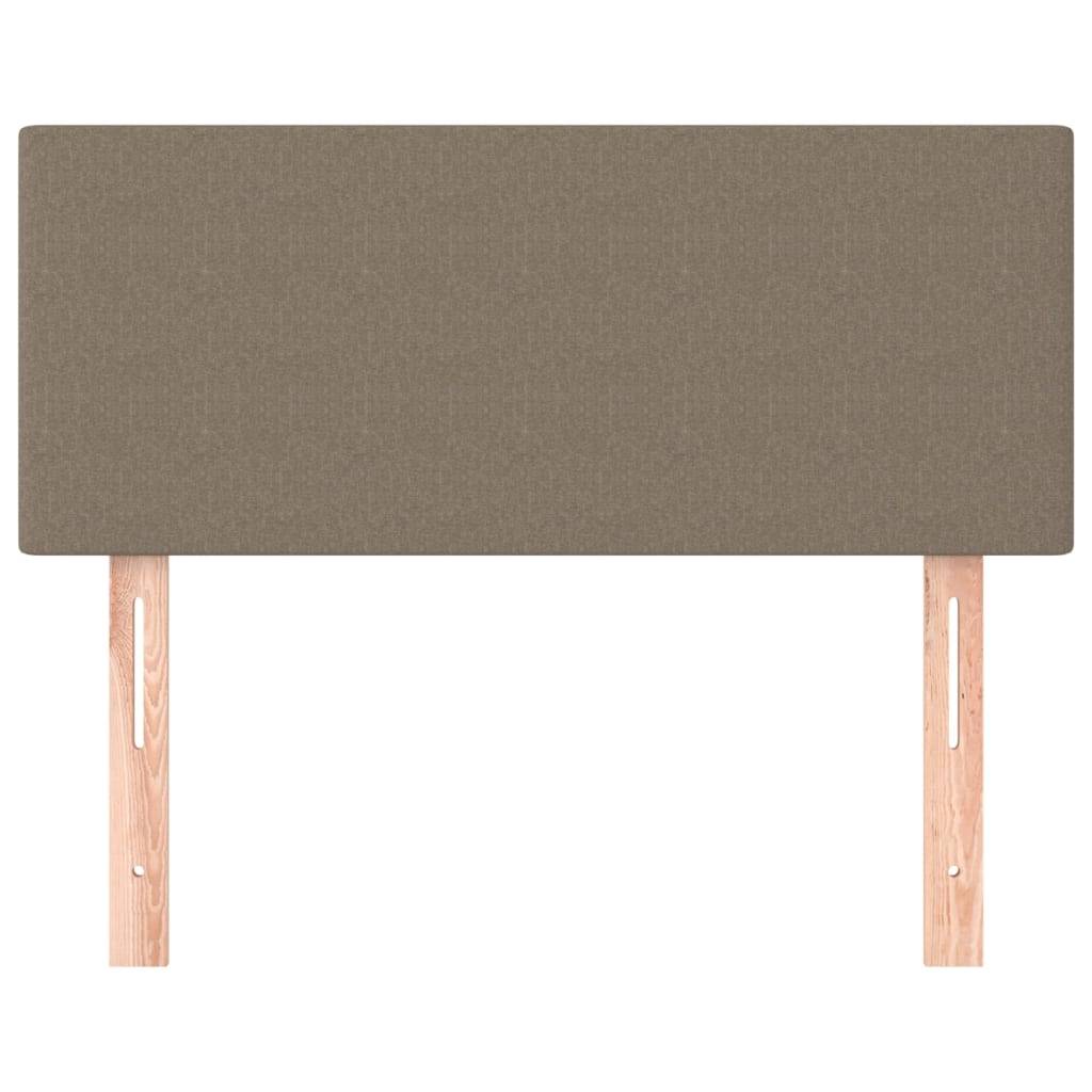 vidaXL Kopfteil Taupe 80x5x78/88 cm Stoff