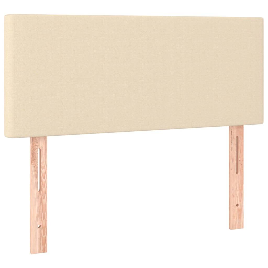 vidaXL Kopfteil Creme 80x5x78/88 cm Stoff