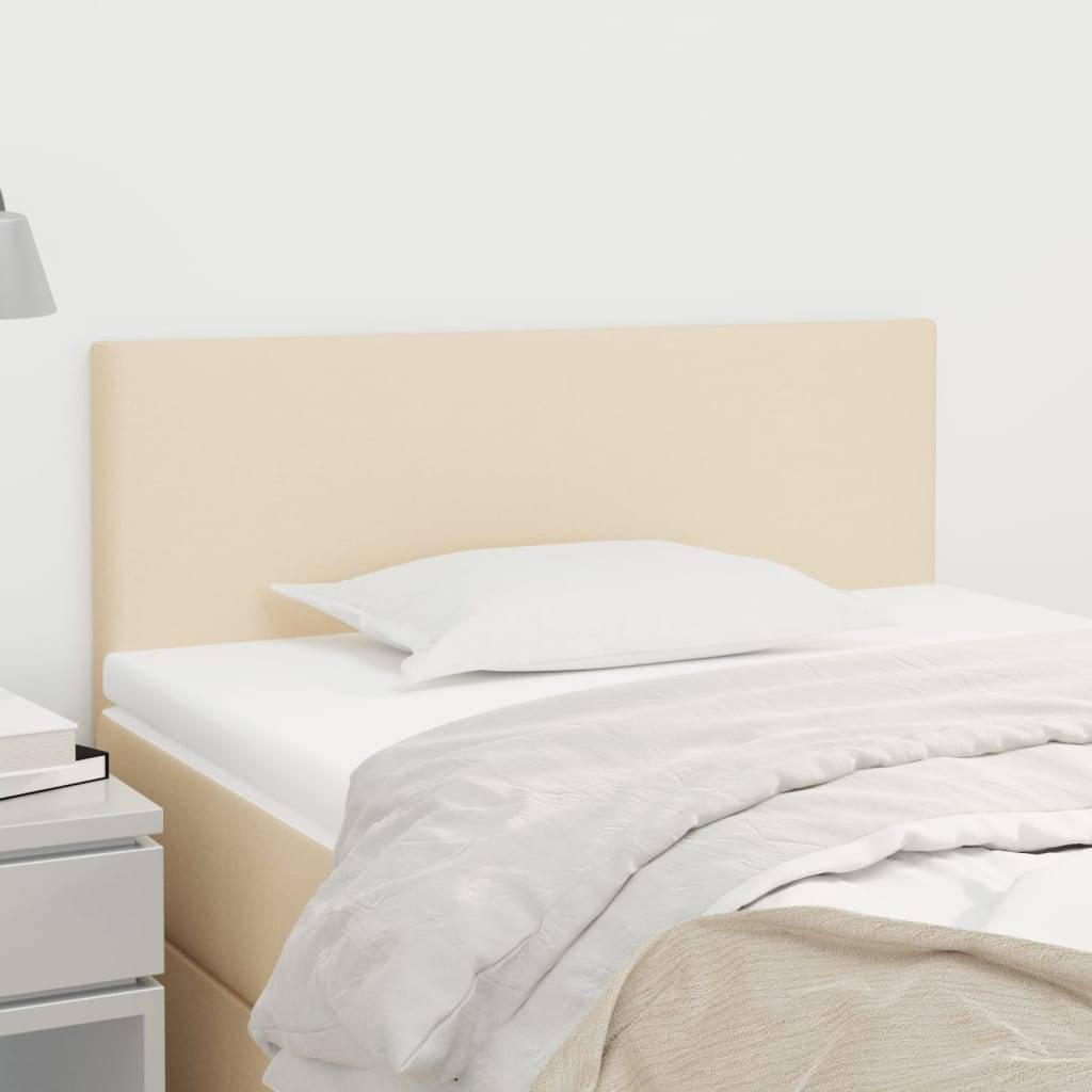 vidaXL Kopfteil Creme 80x5x78/88 cm Stoff