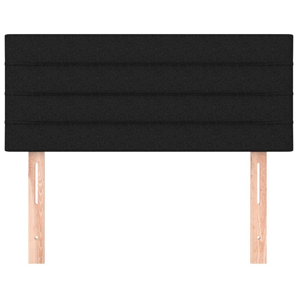 vidaXL Kopfteil Schwarz 80x5x78/88 cm Stoff