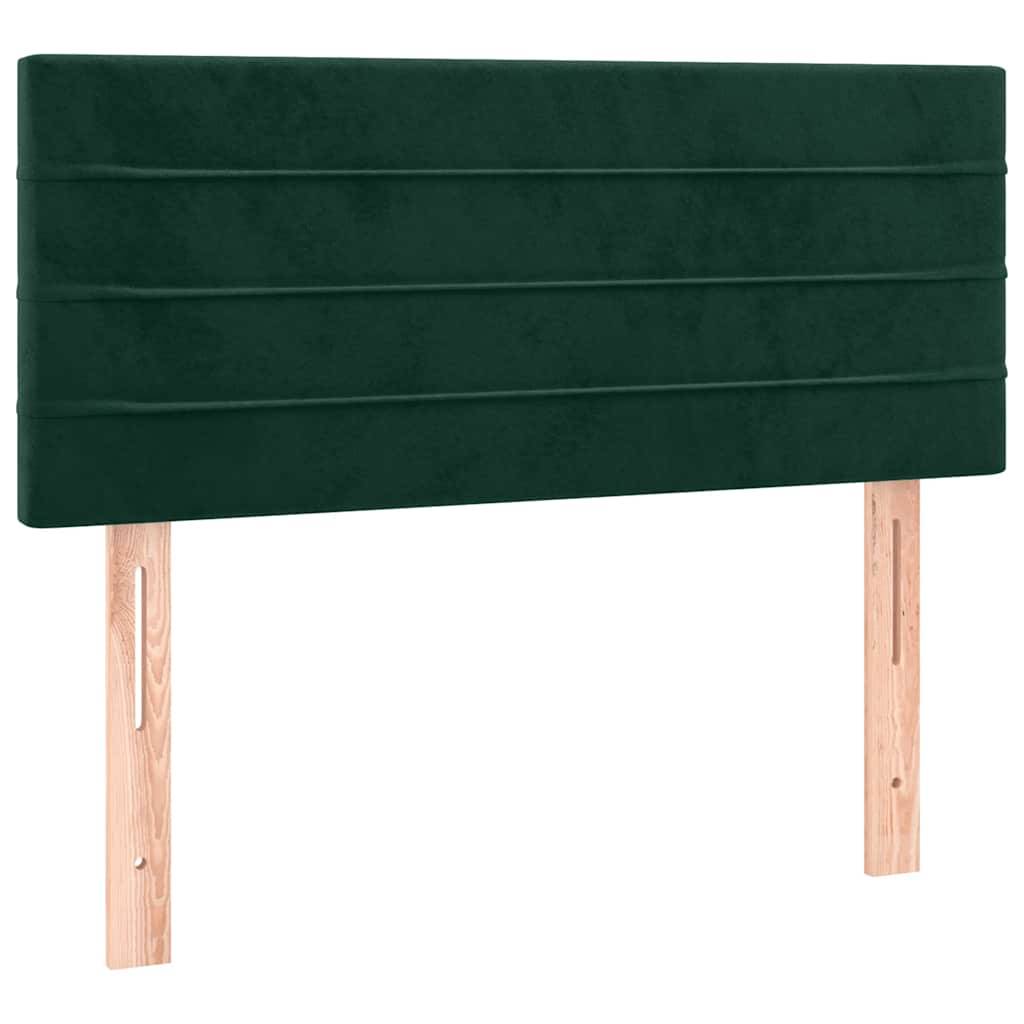 vidaXL Kopfteil Dunkelgrün 90x5x78/88 cm Samt