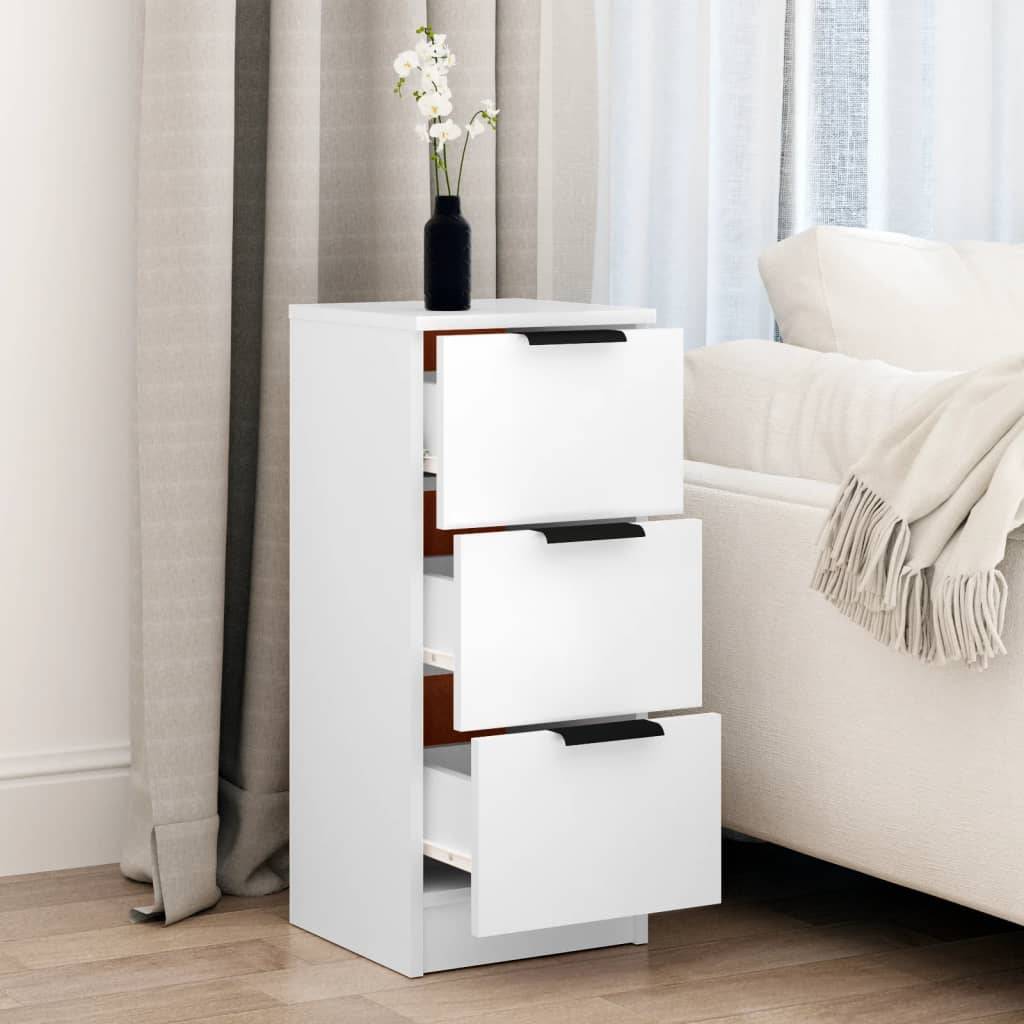 vidaXL Sideboard Weiß 30x30x70 cm Holzwerkstoff