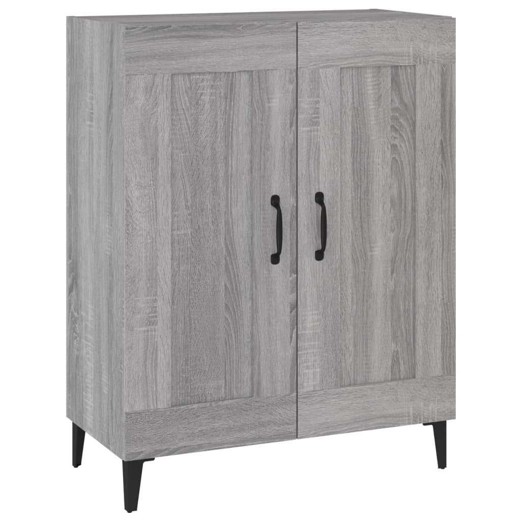 vidaXL Sideboard Grau Sonoma 69,5x34x90 cm Holzwerkstoff