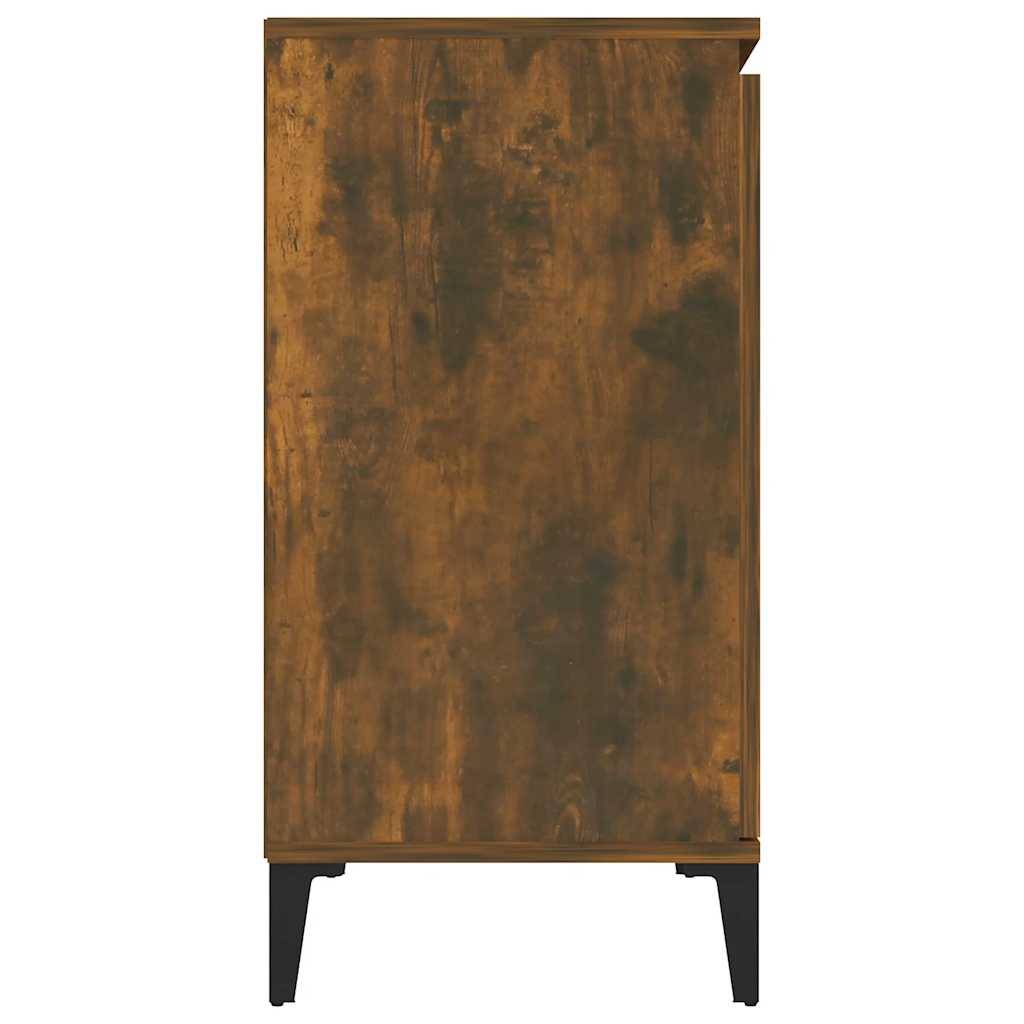 vidaXL Sideboard Räuchereiche 104x35x70 cm Holzwerkstoff