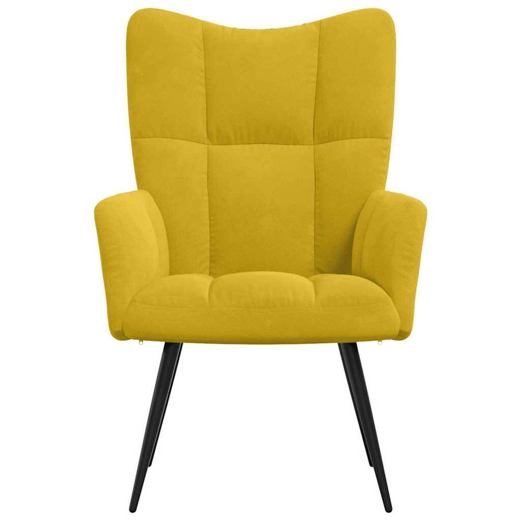 vidaXL Relaxsessel Senfgelb Samt