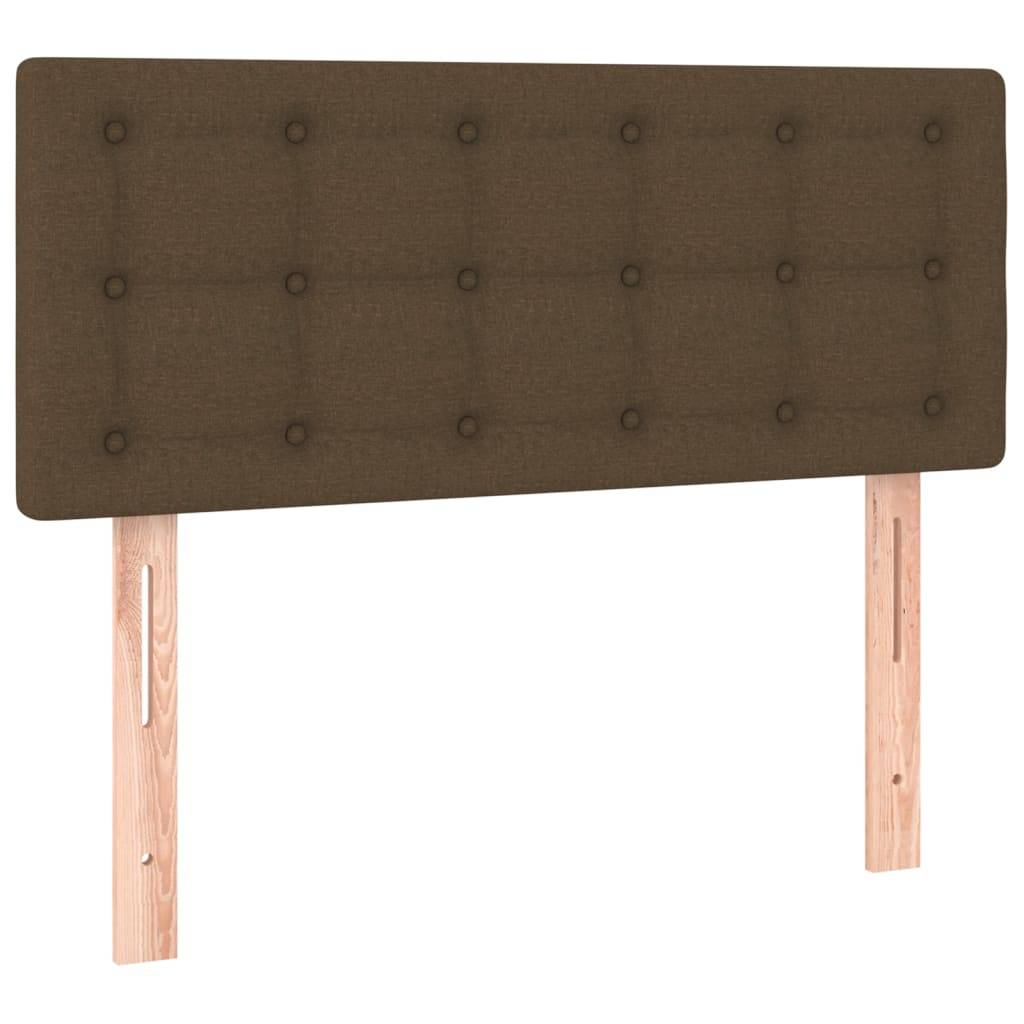 vidaXL Kopfteil Dunkelbraun 90x5x78/88 cm Stoff