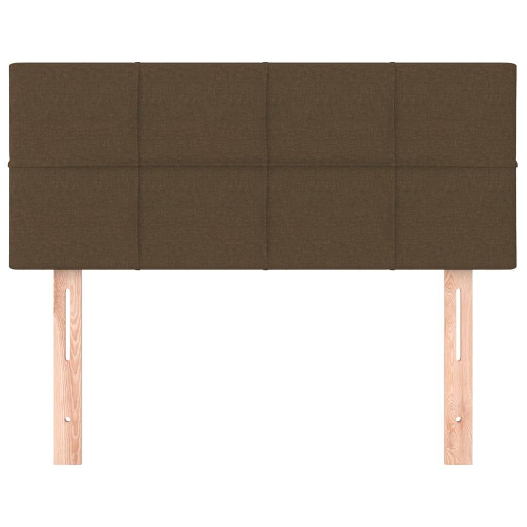 vidaXL Kopfteil Dunkelbraun 90x5x78/88 cm Stoff