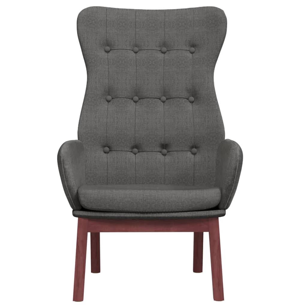 vidaXL Relaxsessel Dunkelgrau Stoff