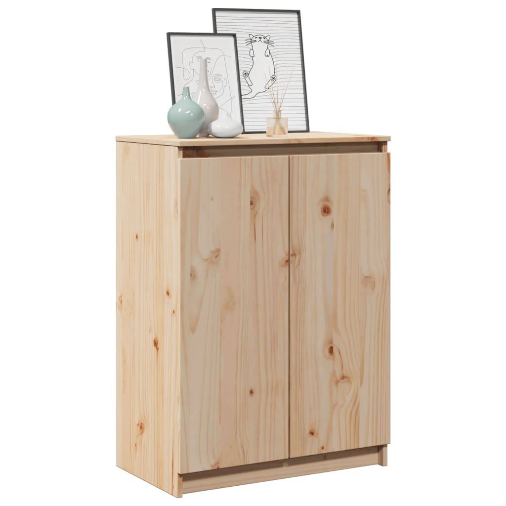 vidaXL Sideboard 60x36x84 cm Massivholz Kiefer