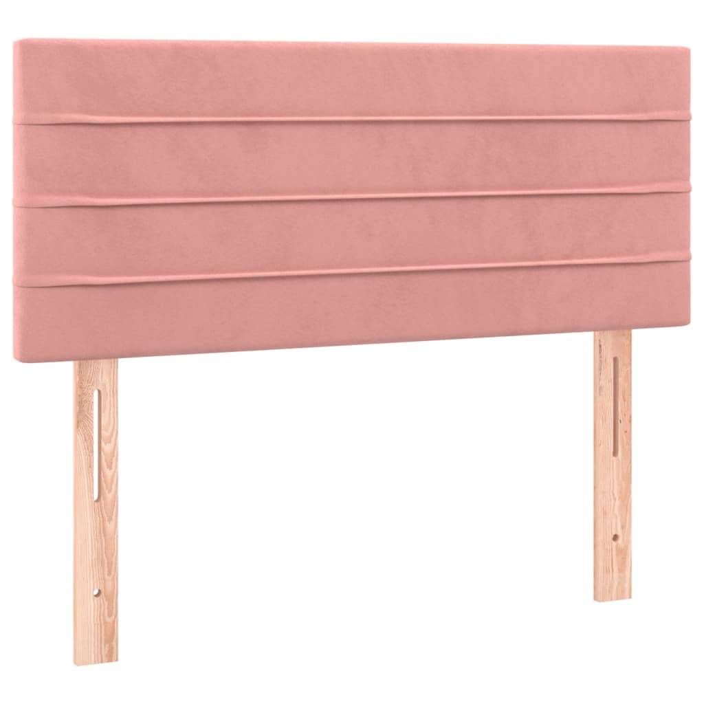 vidaXL Kopfteil Rosa 80x5x78/88 cm Samt