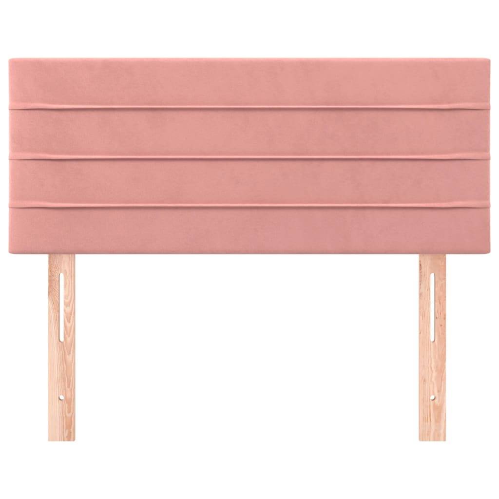 vidaXL Kopfteil Rosa 80x5x78/88 cm Samt
