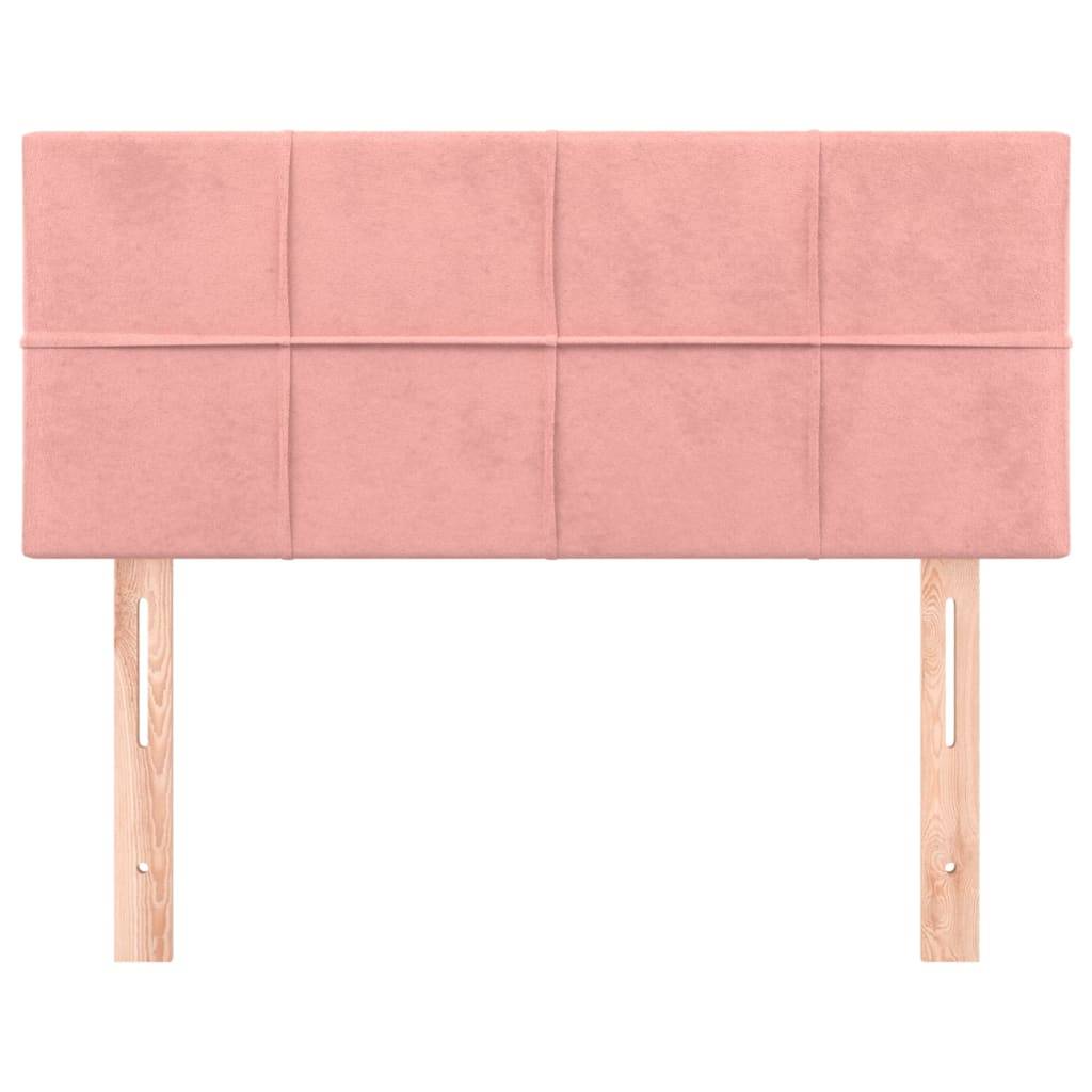 vidaXL Kopfteil Rosa 80x5x78/88 cm Samt