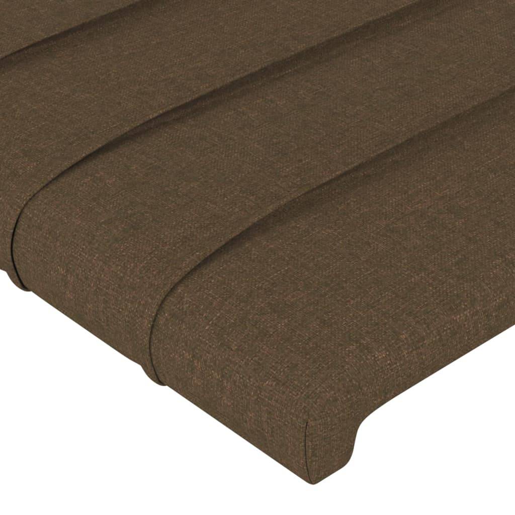vidaXL Kopfteil Dunkelbraun 80x5x78/88 cm Stoff