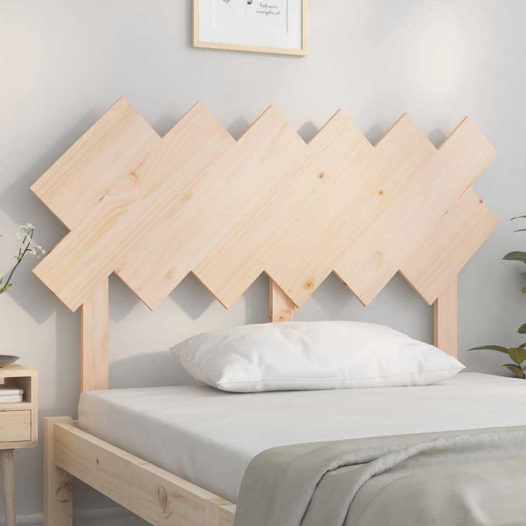vidaXL Bett-Kopfteil 122,5x3x80,5 cm Massivholz Kiefer