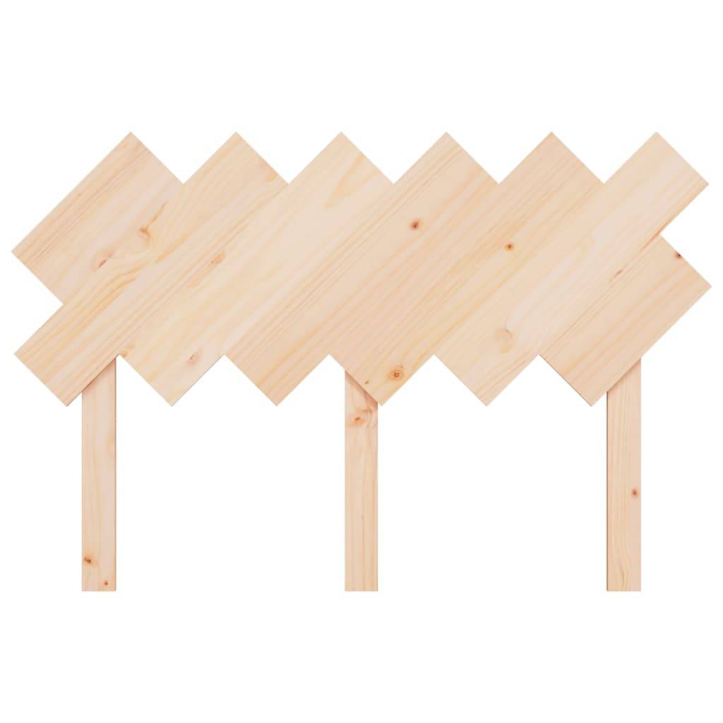vidaXL Bett-Kopfteil 122,5x3x80,5 cm Massivholz Kiefer