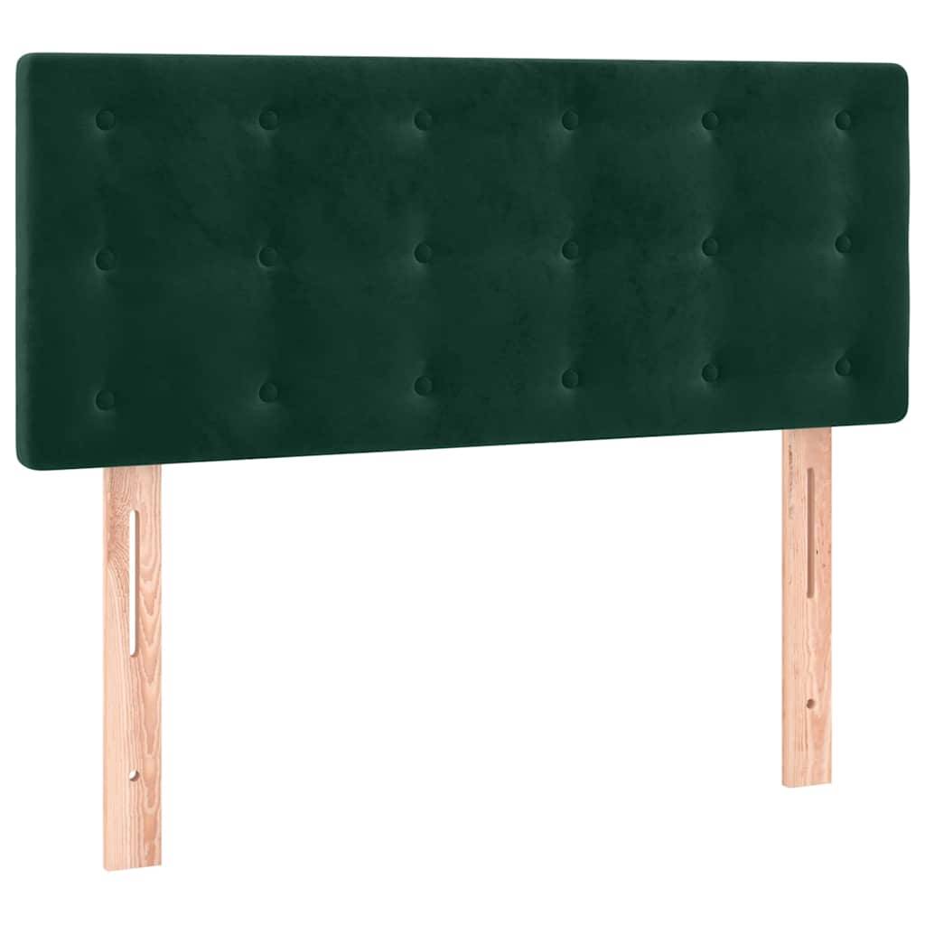 vidaXL Kopfteil Dunkelgrün 100x5x78/88 cm Samt