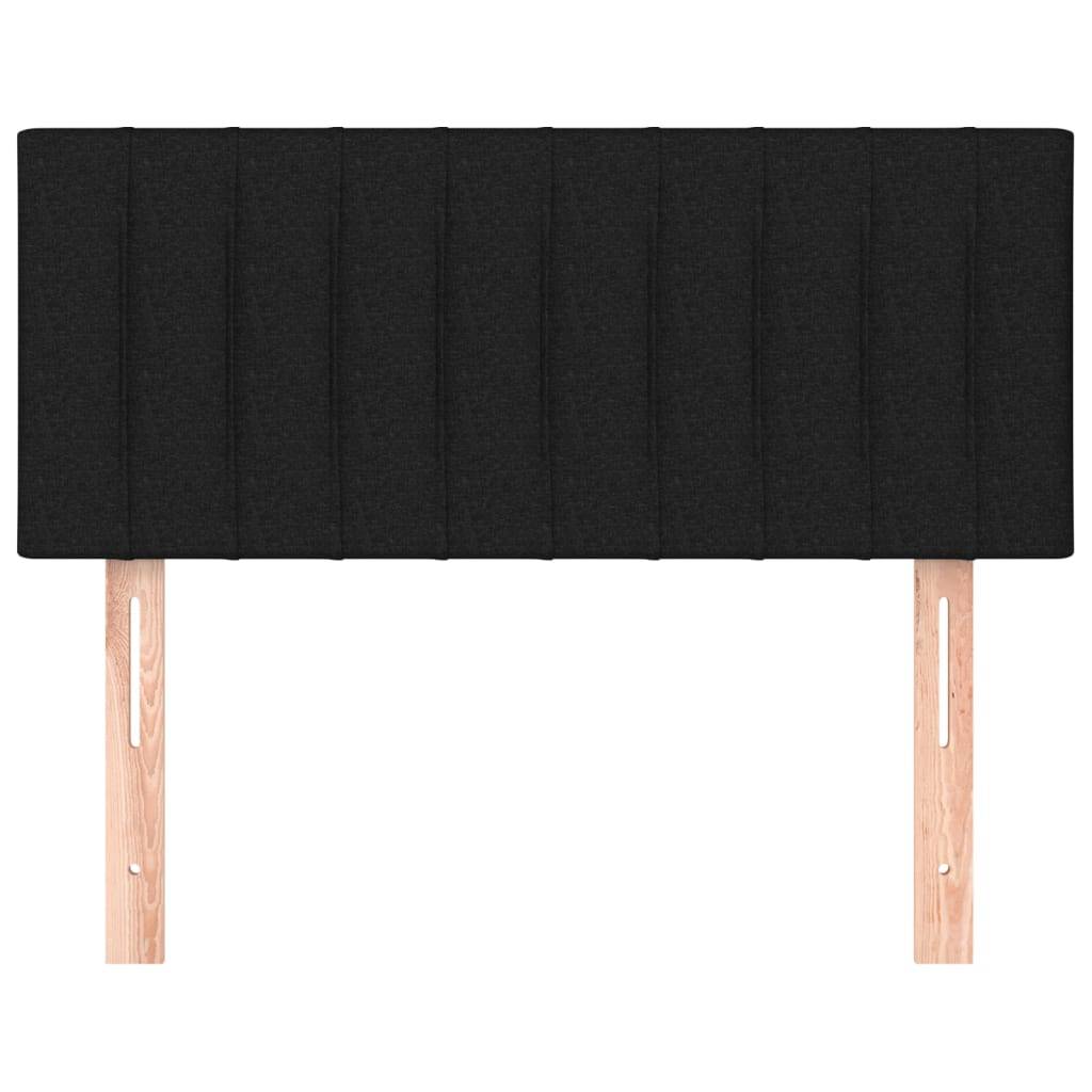 vidaXL Kopfteil Schwarz 90x5x78/88 cm Stoff
