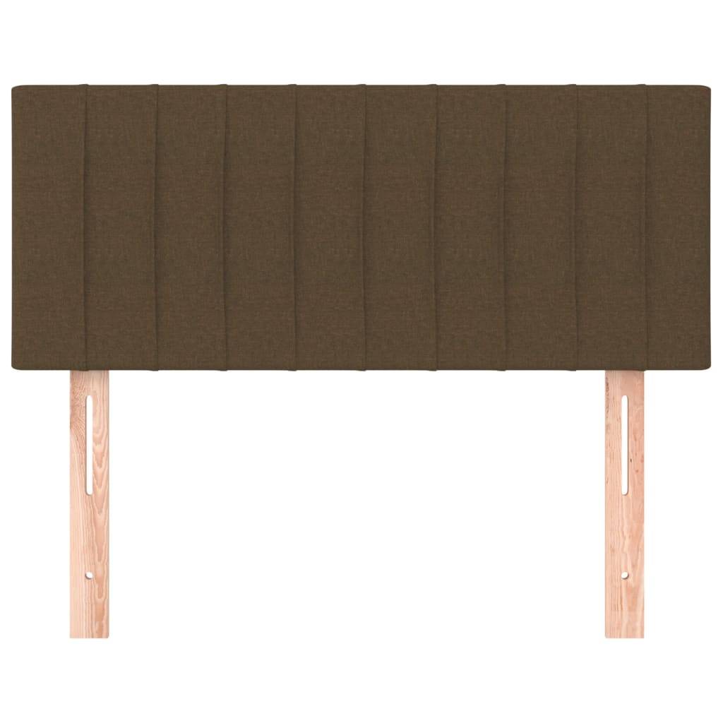 vidaXL Kopfteil Dunkelbraun 90x5x78/88 cm Stoff