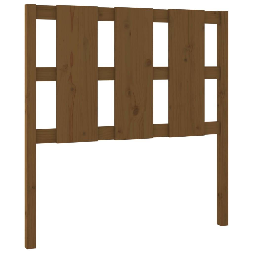 vidaXL Bett-Kopfteil Honigbraun 105,5x4x100 cm Massivholz Kiefer