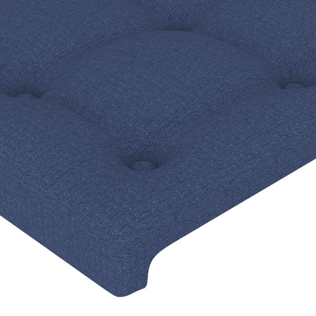 vidaXL Kopfteile 4 Stk. Blau 80x5x78/88 cm Stoff