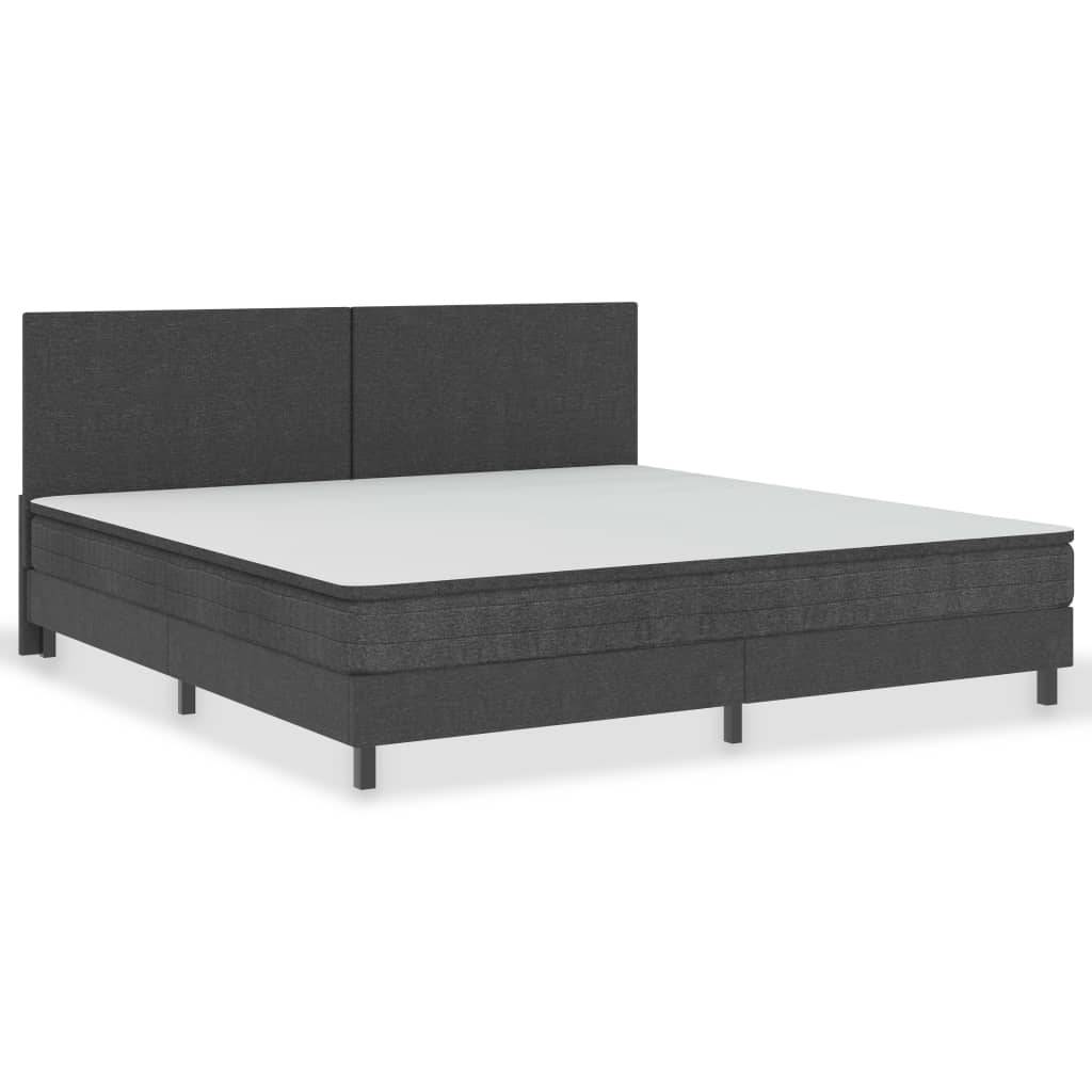 vidaXL Kopfteil Dunkelgrau Stoff 200×200 cm