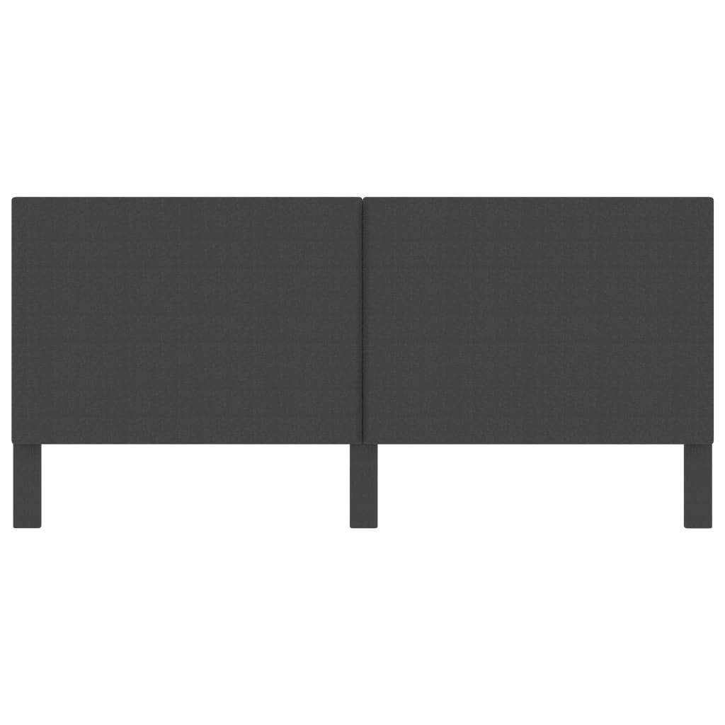 vidaXL Kopfteil Dunkelgrau Stoff 200×200 cm