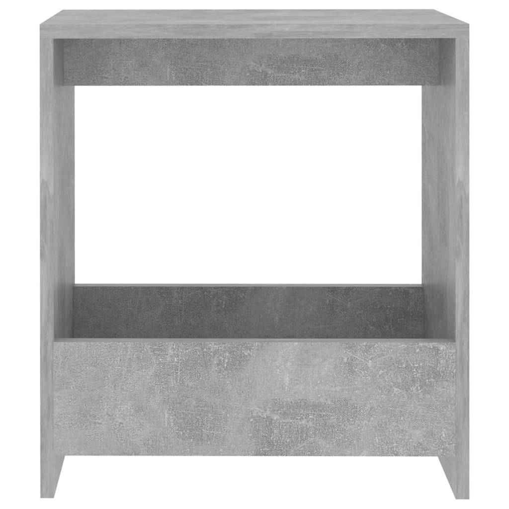 vidaXL Beistelltisch Betongrau 50x26x50 cm Holzwerkstoff