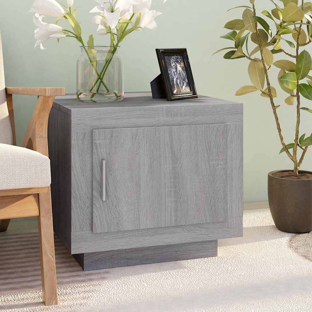 vidaXL Couchtisch Grau Sonoma 51x50x45 cm Holzwerkstoff