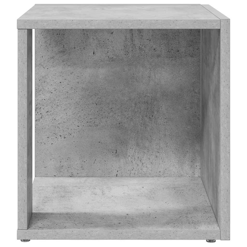 vidaXL Beistelltisch Betongrau 33x33x34,5 cm Holzwerkstoff