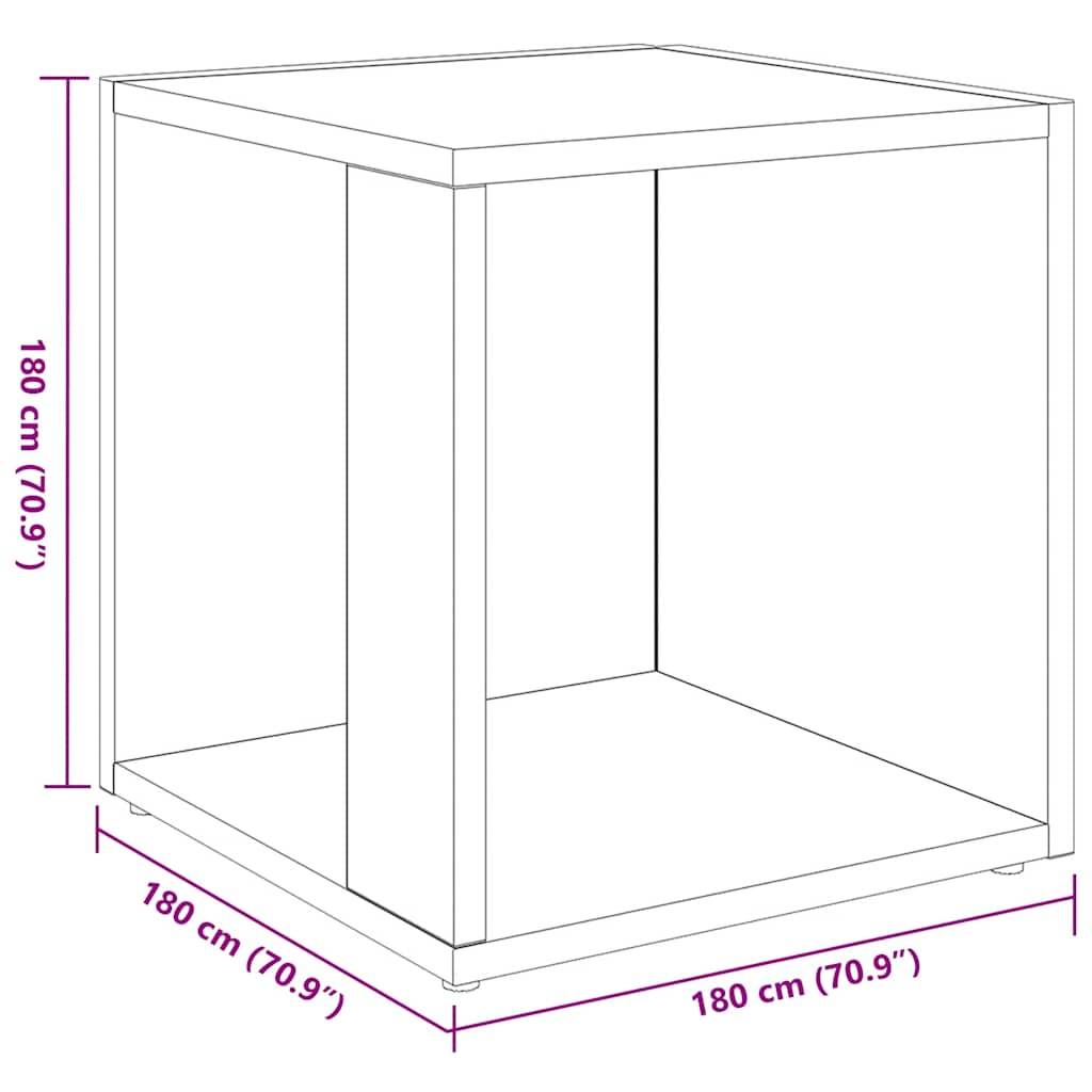 vidaXL Beistelltisch Betongrau 33x33x34,5 cm Holzwerkstoff