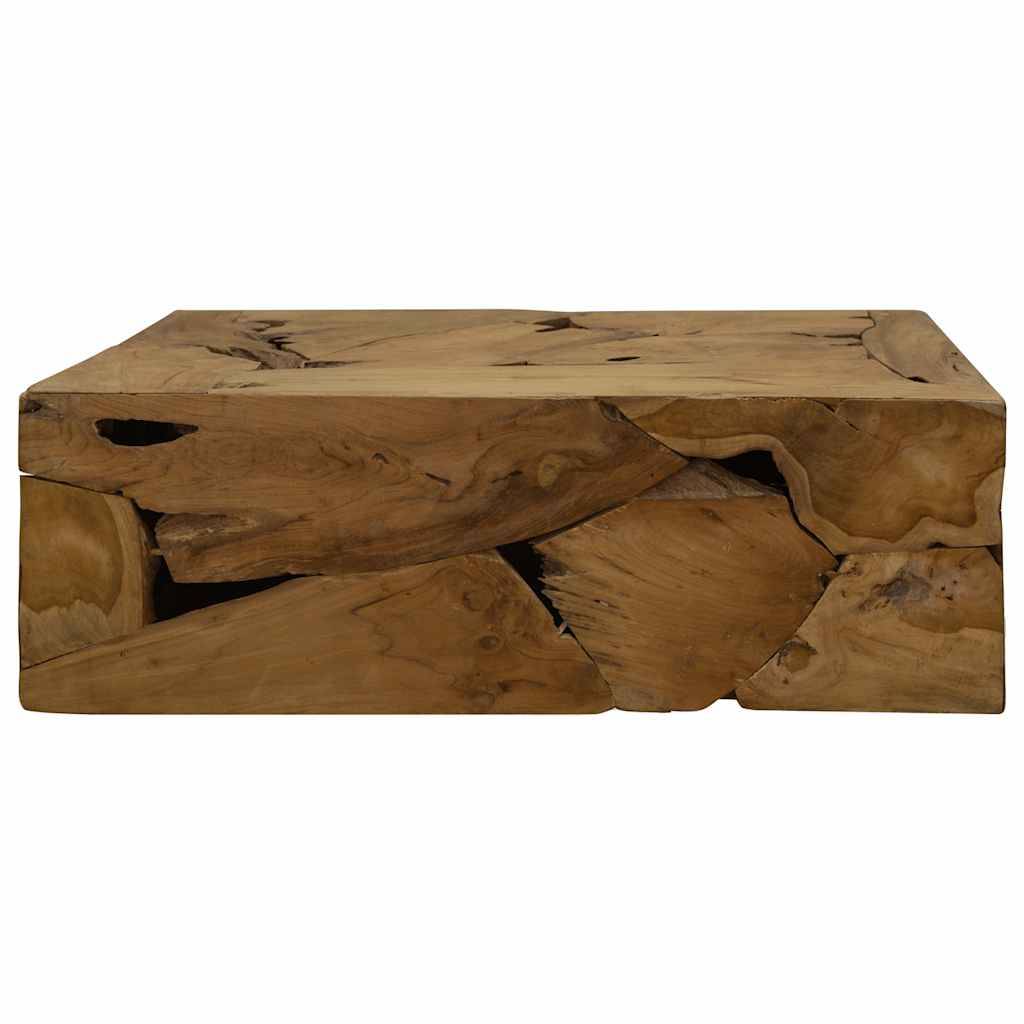 vidaXL Couchtisch 90x50x30 cm Teakholz Braun