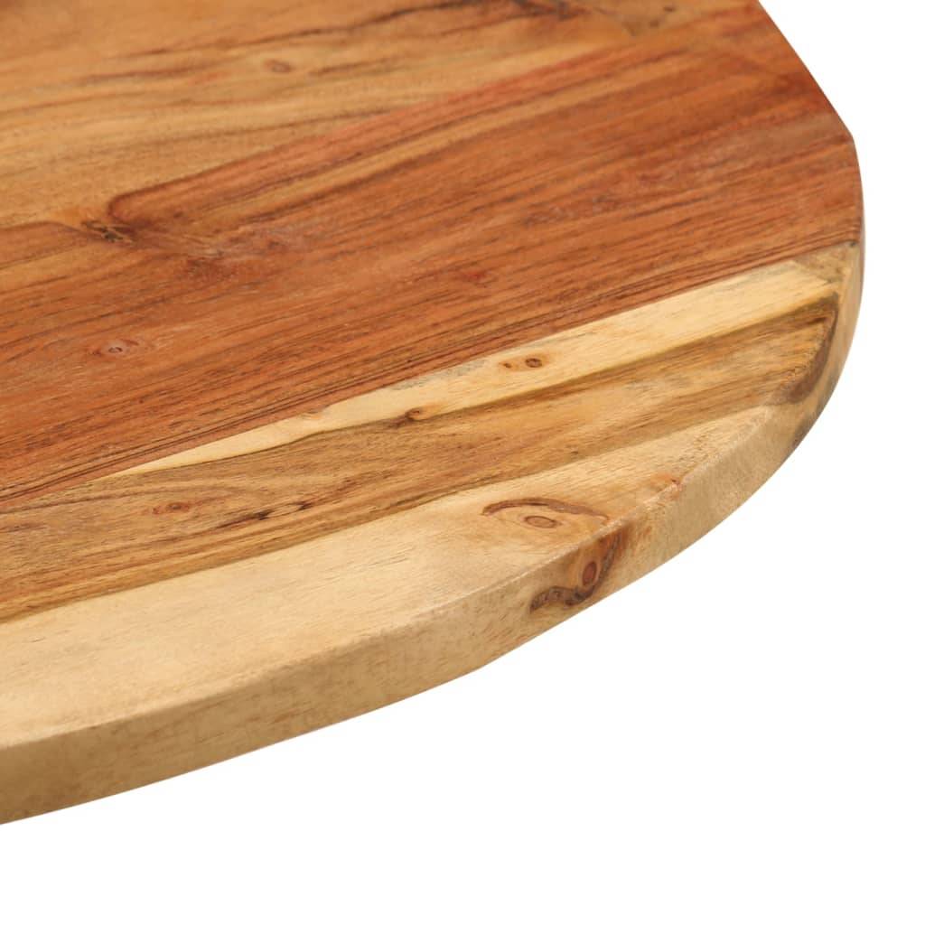 vidaXL Beistelltisch 60x(42-62) cm Massivholz Akazie und Gusseisen