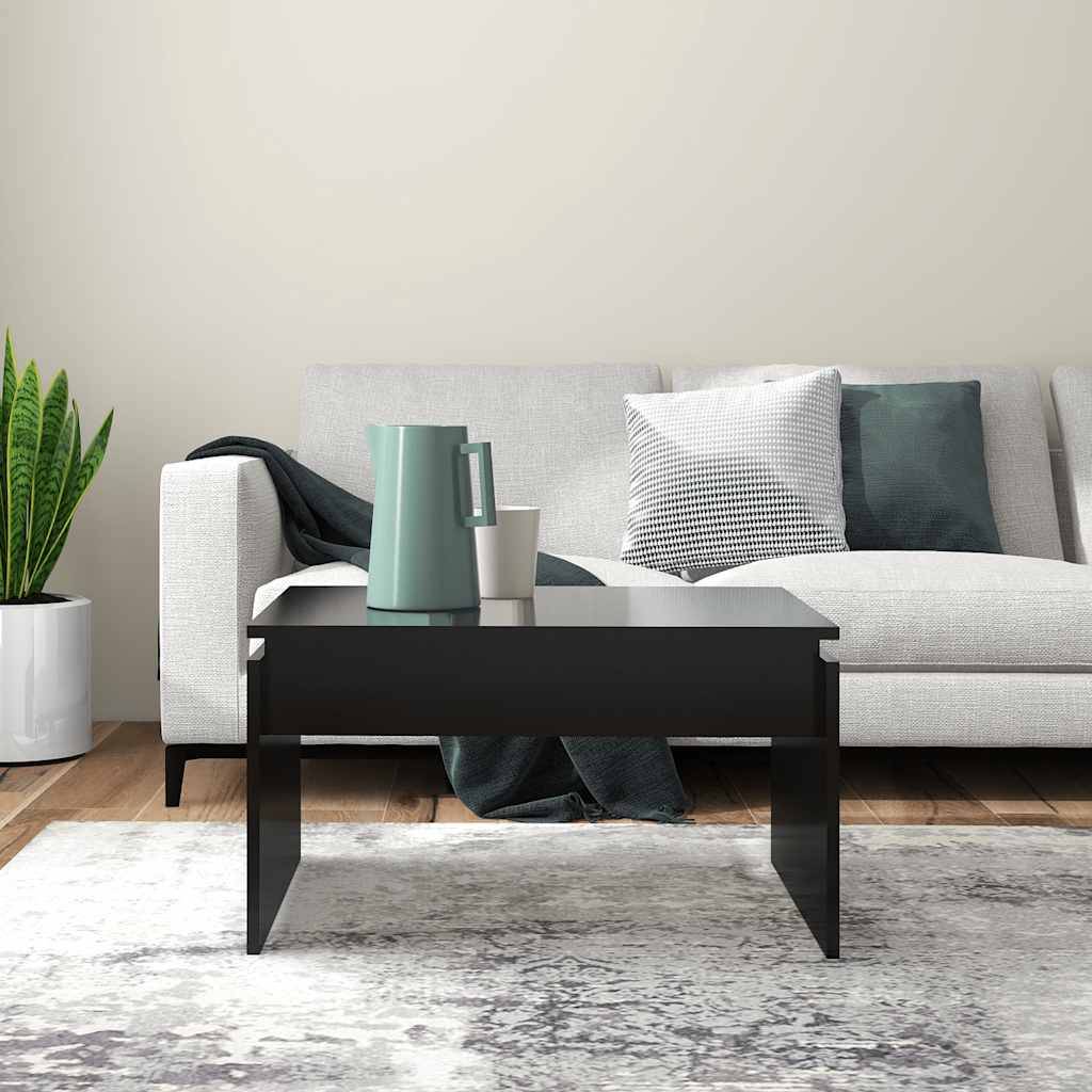 vidaXL Couchtisch Schwarz 68x50x38 cm Holzwerkstoff
