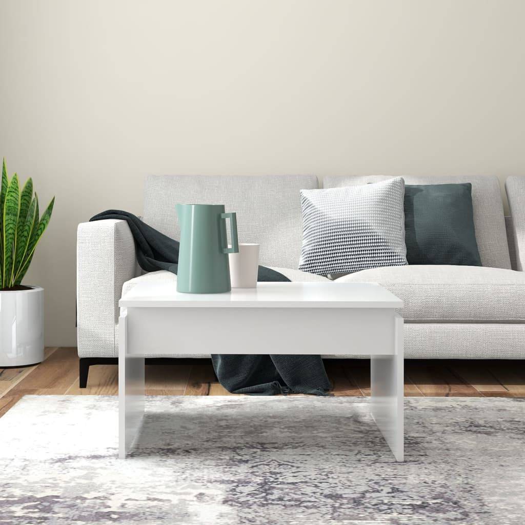 vidaXL Couchtisch Weiß 68x50x38 cm Holzwerkstoff