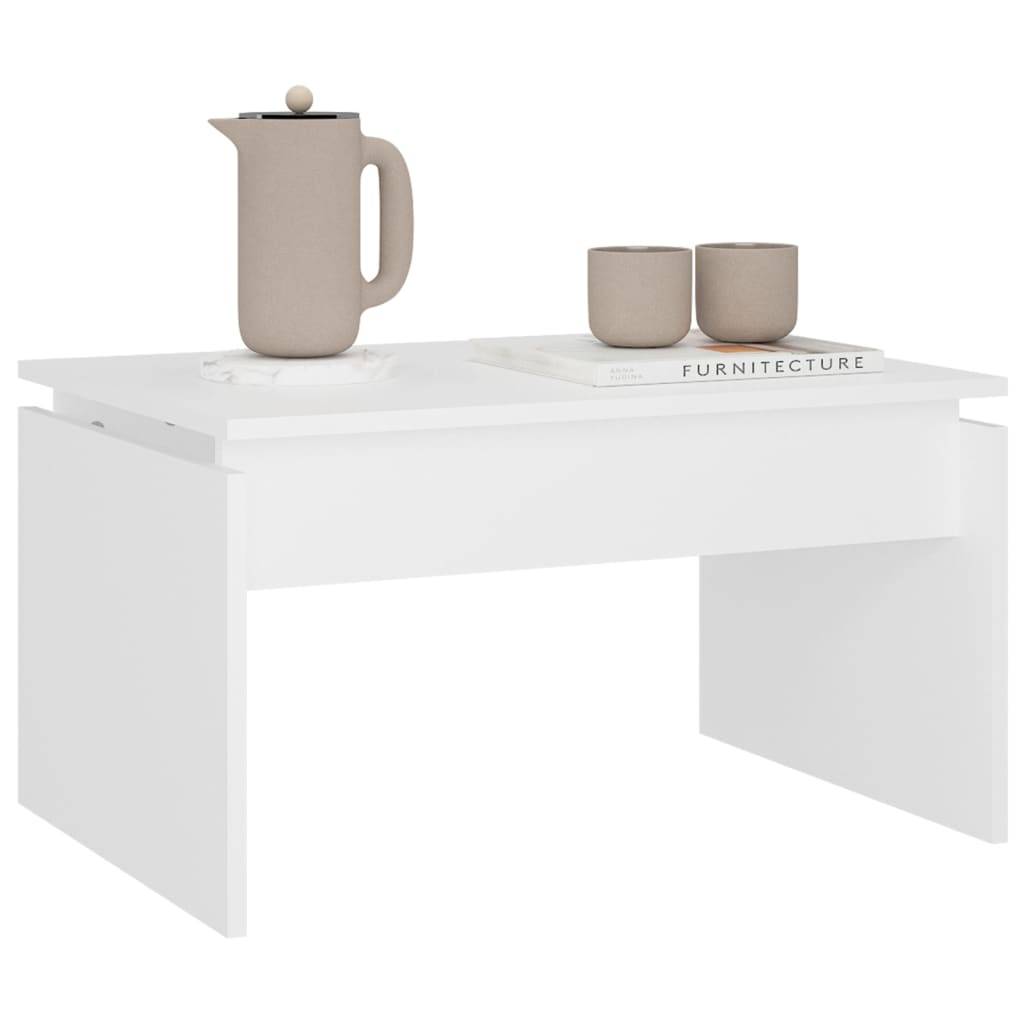 vidaXL Couchtisch Weiß 68x50x38 cm Holzwerkstoff