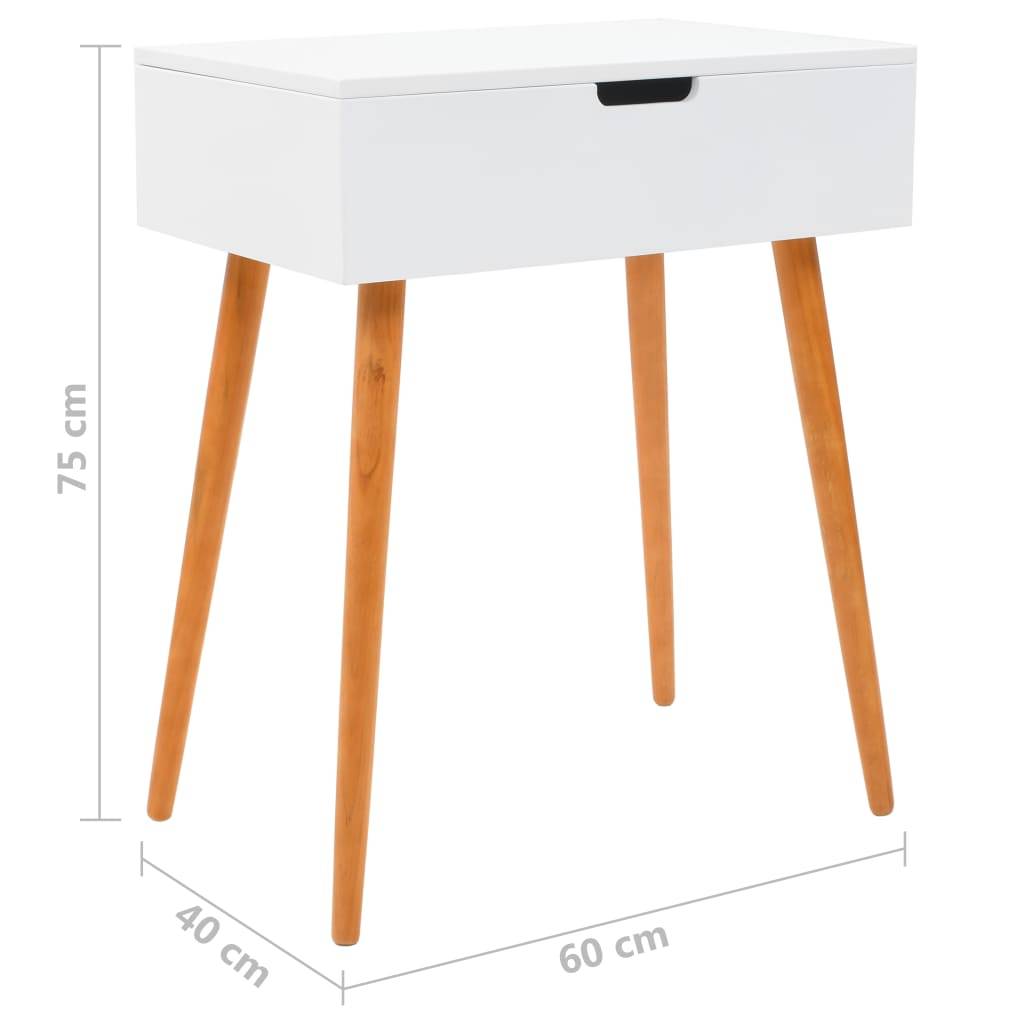 vidaXL Schminktisch mit Spiegel MDF 60 x 40 x 75 cm