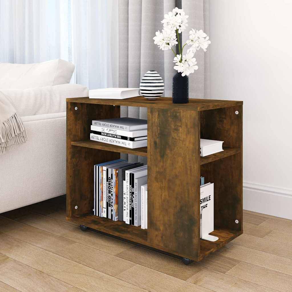 vidaXL Beistelltisch Räuchereiche 70x35x55 cm Holzwerkstoff