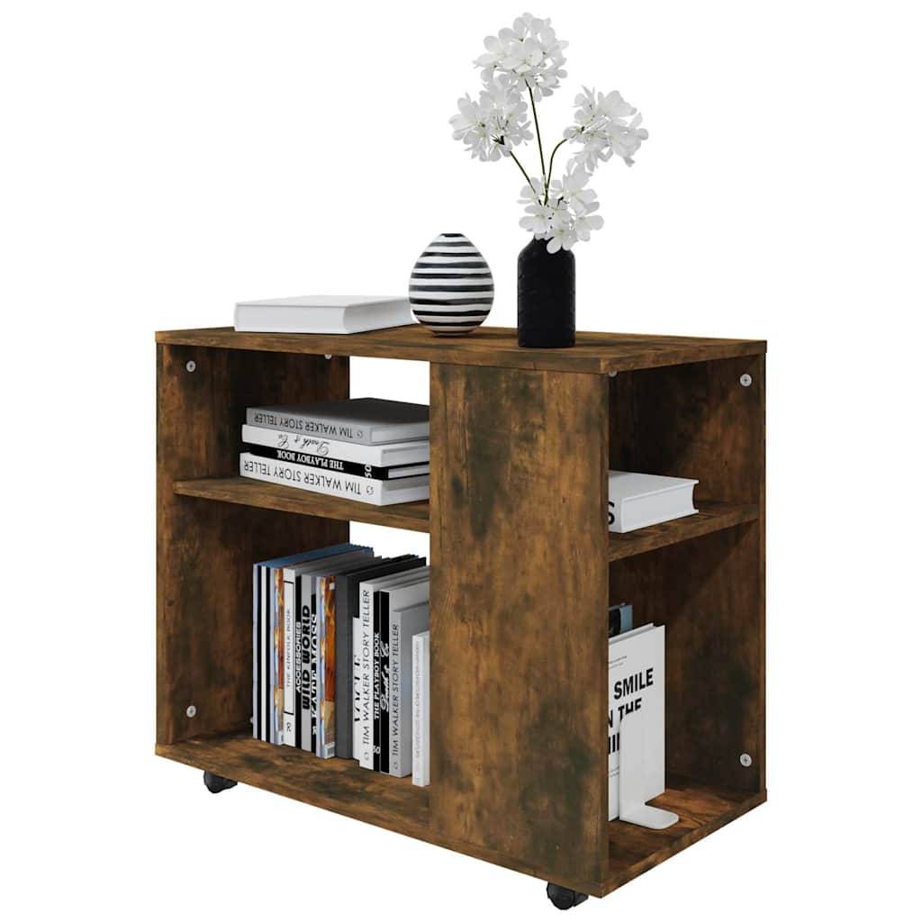 vidaXL Beistelltisch Räuchereiche 70x35x55 cm Holzwerkstoff
