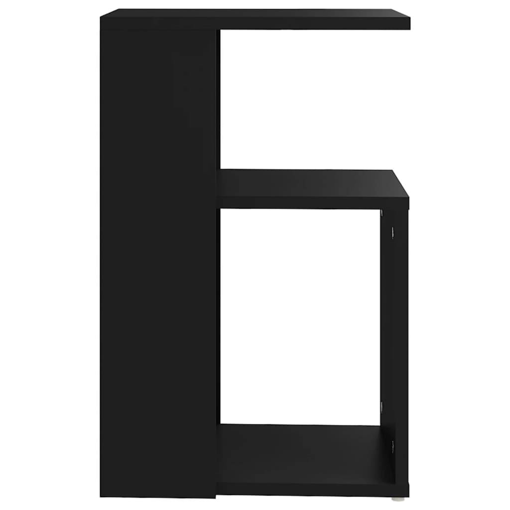 vidaXL Beistelltisch Schwarz 36x30x56 cm Holzwerkstoff