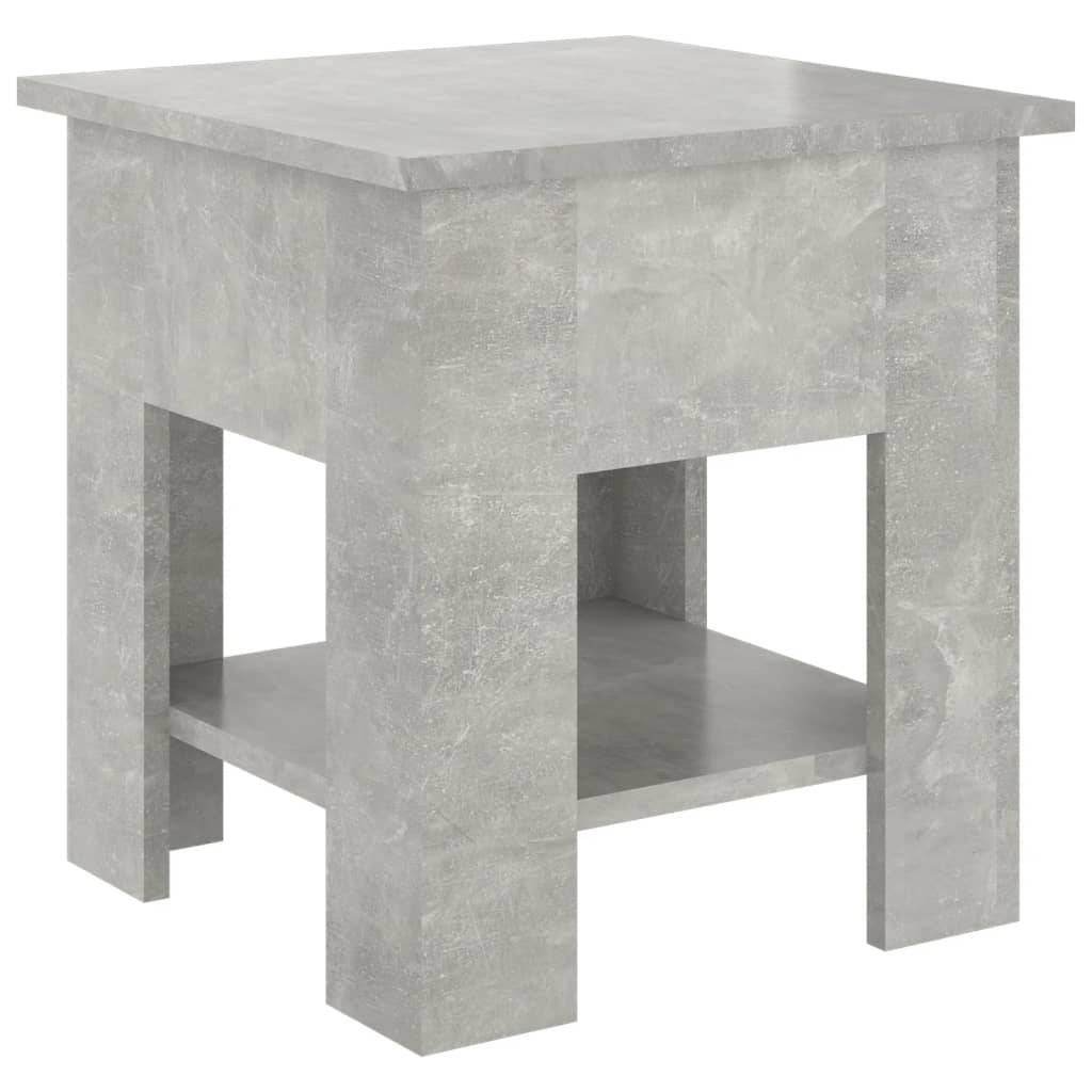 vidaXL Couchtisch Betongrau 40x40x42 cm Holzwerkstoff
