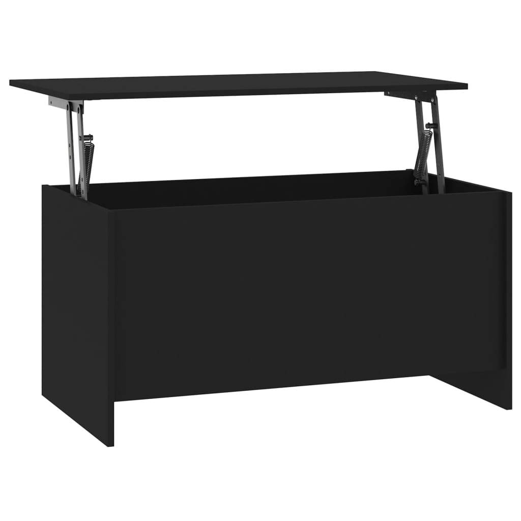 vidaXL Couchtisch Schwarz 102x55,5x52,5 cm Holzwerkstoff