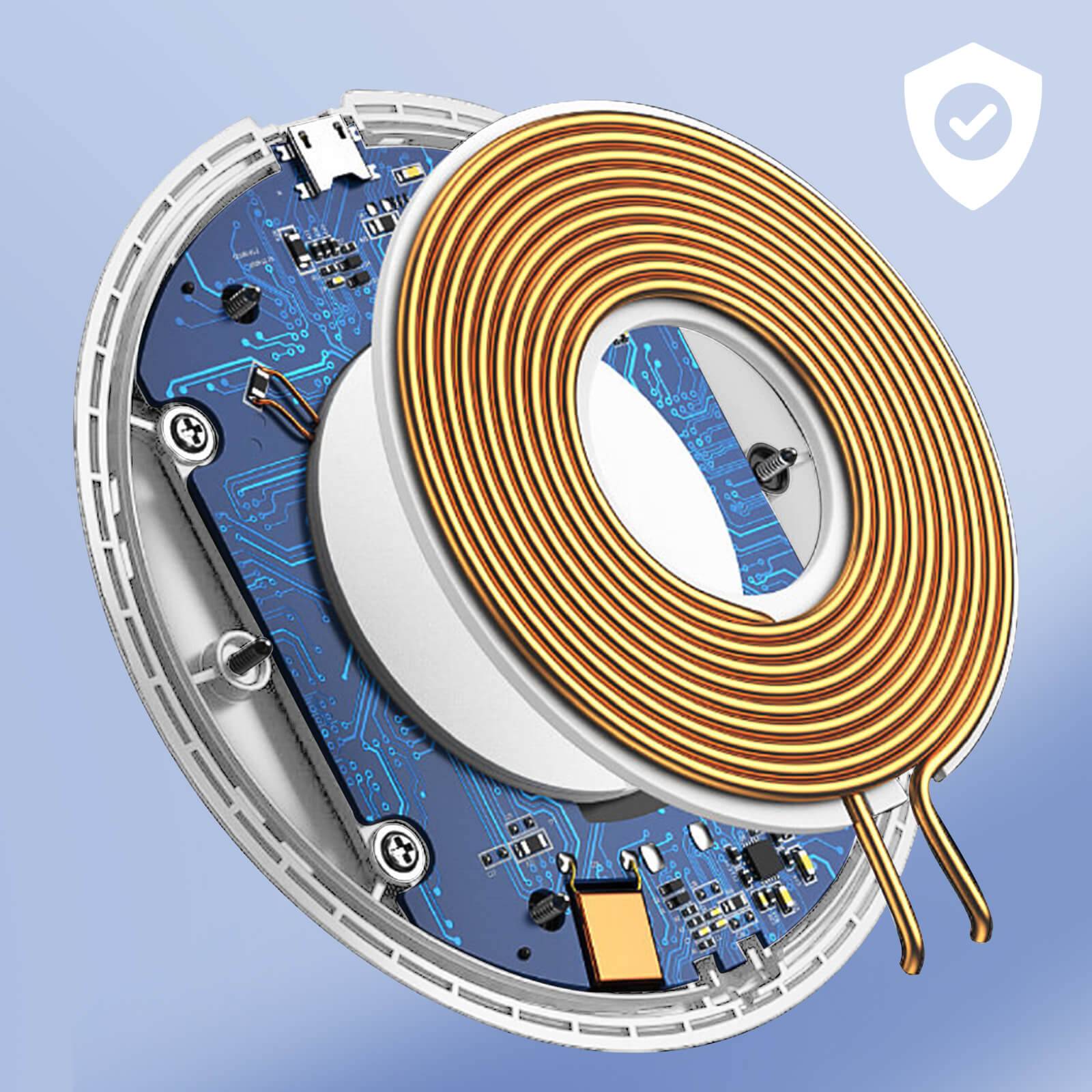 ZENS Induktions-Ladegerät DYI Built-in ZEBI03W/00 Ausgänge Induktionslade-Standard Weiß