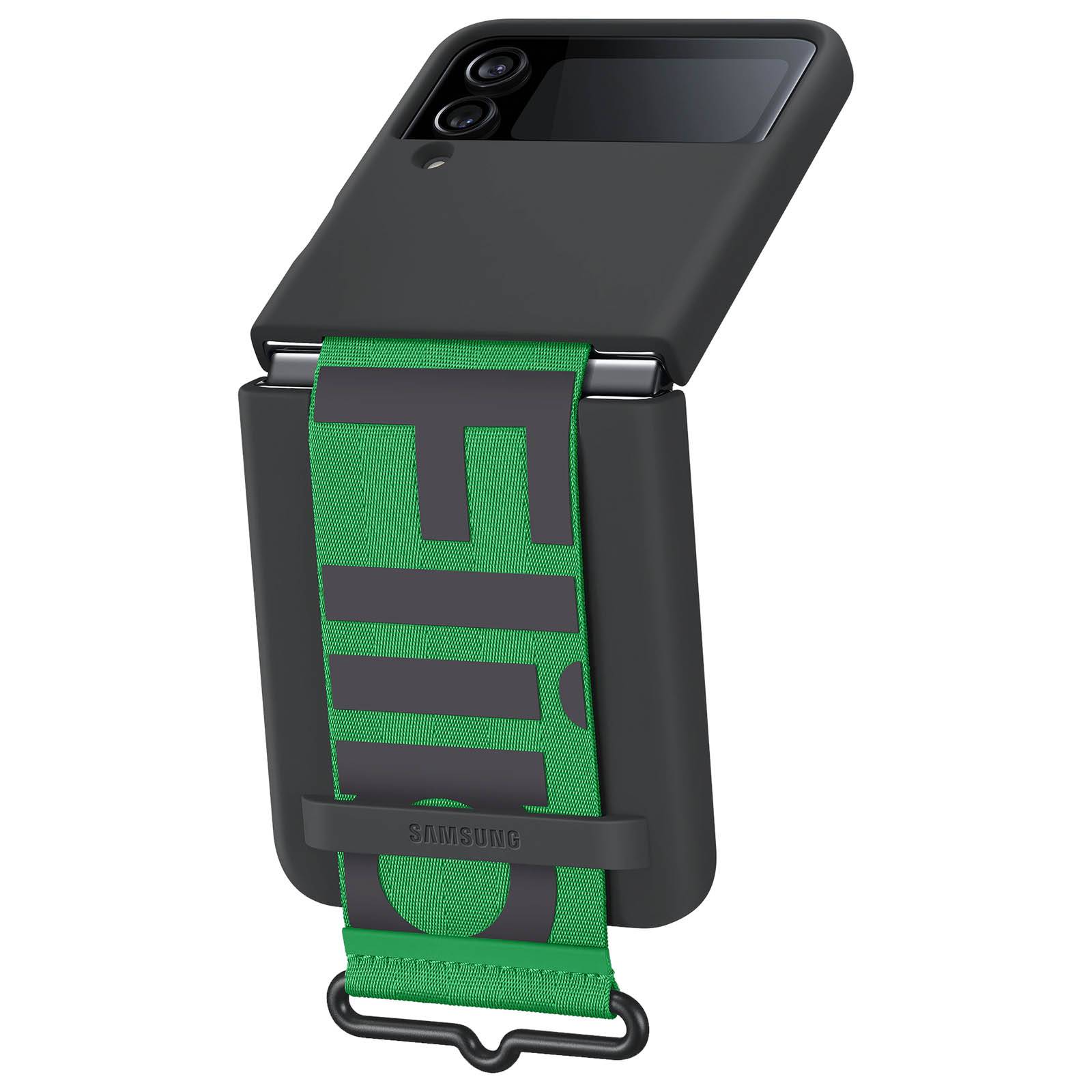 Samsung Silicone Cover Samsung Galaxy Z Flip4 Schwarz
