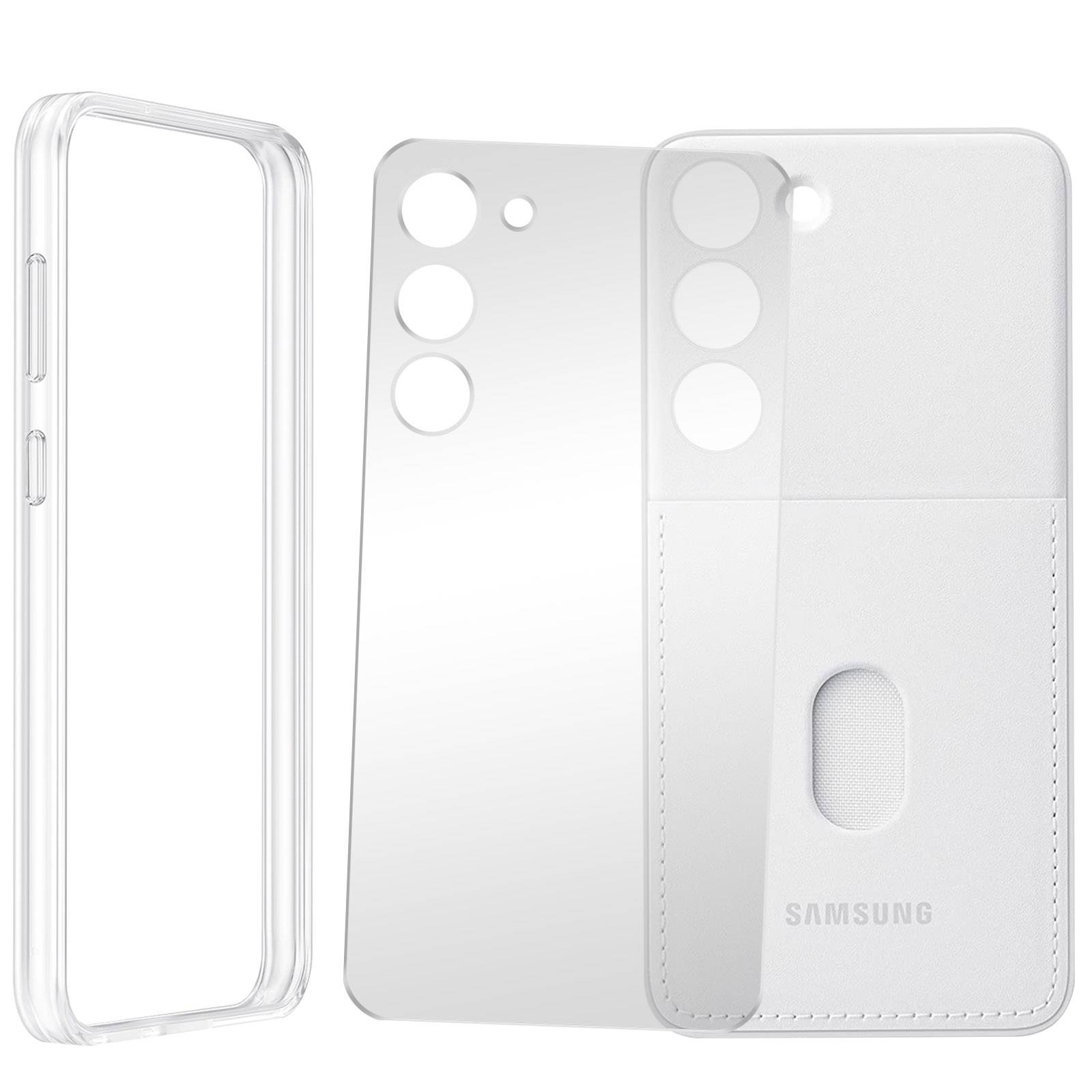 Samsung Frame Case für Galaxy S23+ (Weiß)