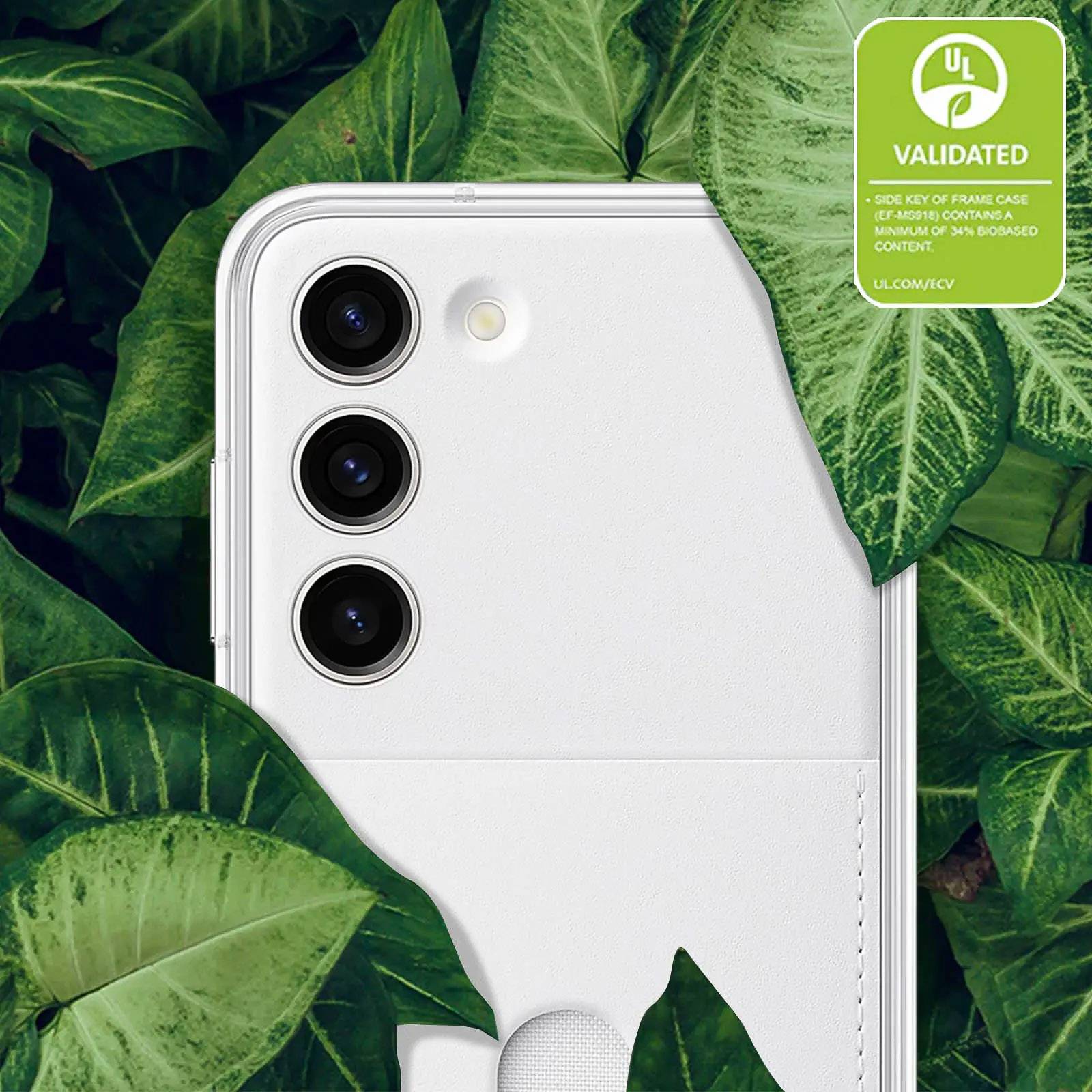 Samsung Frame Case für Galaxy S23+ (Weiß)